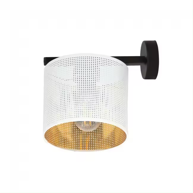 Wonderlamp Aplique de pared Rivera Blanco/Oro - 1