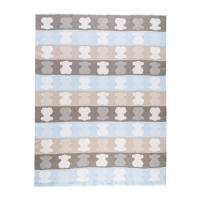 Manta reversible Multi Ositos Jaquard - details 4