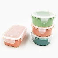 Caja De Almacenamiento De Alimentos Para Nevera Con Tapa De Plástico Acero Inoxidable Y Plástico Para Mariscos Frutas Verduras Caja De Picnic Moderna - details 50