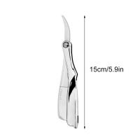 Cuchillo De Barba Manual Para Peluquería Herramienta De Eliminación De Vello Sin Cuchillas Incluidas Para Hombres Accesorios De Peluquería - details 15