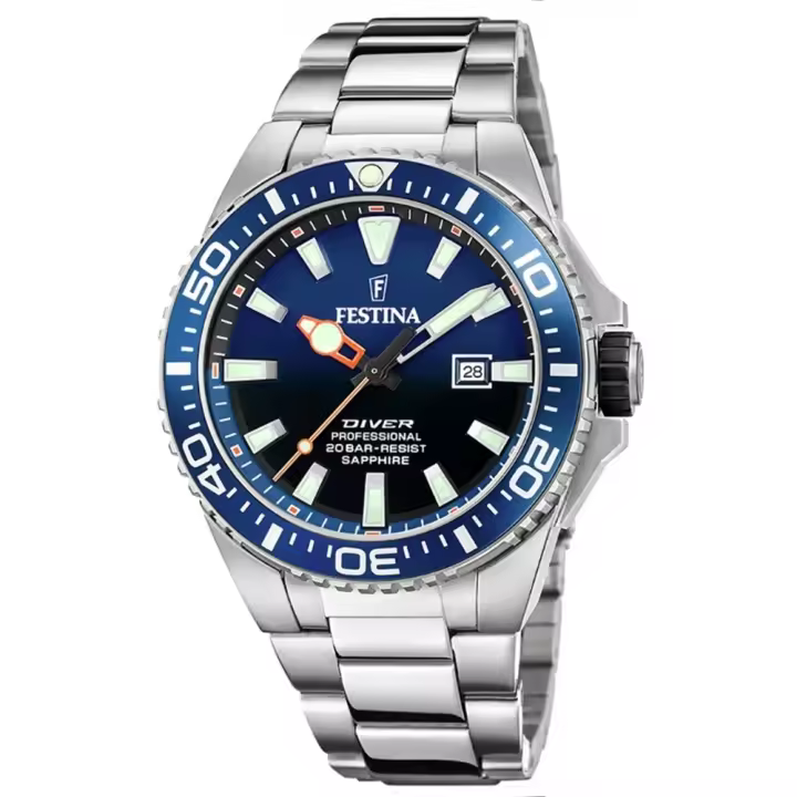 Reloj FESTINA F20663/1 Diver Style para Hombre The Originals 200m Esfera Azul - 1