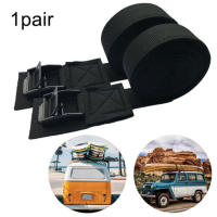2Pcs Correa De Atado Rápido Con Hebilla Para Techo De Coche 250kg Polyester Para Remolques De Kayak Y Equipaje - details 2