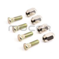 4 Pcs M10x1.25 Tornillos De Rosca De Esmeril Para Ruedas De Coche ATV Go Kart UTV Buggy Quad Motocicleta Tierra En Accesorios De Eje - details 1