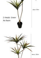 Planta Artificial De Dracaena Tropical Grande 90-120 Cm En Maceta Hojas De Palmera Falsas Para Decoración De Interiores Y Jardín - details 4
