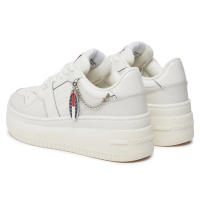 TOMMY JEANS — Cod. EN0EN02421  Sneakers con cordones, mujer, solo color, con logo, suela de goma - details 2