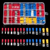 Kit De Conectores De Cable 280pcs Terminales Aisladas Macho Y Hembra Crimpado Frío Assorted Spade Butt Conector Kit - details 0