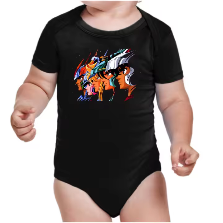 The Fan Tee Body Manga Larga de Bebe Caballeros del Zodiaco Sint Seiya Pegaso Dragon 001 - 1