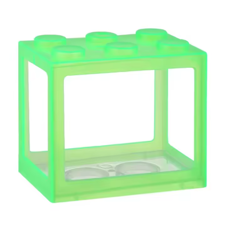 Mini Acuario Para Betta Con Bloques De Construcción Decoración Para Mascotas PVC Accesorios Para Peces Regalo De Bloques Legos - 1