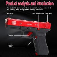 Pistola De Juguete G18 De Aleación Con Gran Potencia Y Alcance Largo Regalo Ideal Para Cumpleaños De Niños Sin Baterías Prohibido Disparar a Personas - details 2