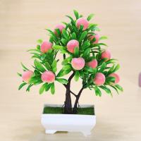 Artesanales Frutas Artificiales Limón Manzana Naranja Decoración De Hogar Potted Plant Bonsái Ornamento De Sala De Estar Árbol Falso De Plástico - details 4