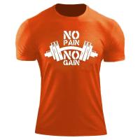 Camiseta Para Hombre 'No Pain No Gain' Estilo Harajuku Moda Y2K Camiseta Corta Transpirable Ligera De Secado Rápido Protección Solar Sostenible - details 2