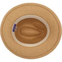 Kebedo Moda Sombrero de Paja para Hombre Mujer Estilo Panamá, Sombrero de Verano con cinta decorativa para Playa, Piscina, Vacaciones, Montaña, Fiesta y Viaje, Diseño de ala Ancha Protección Solar, Talla Única ajustable Unisex Adulto - details 2