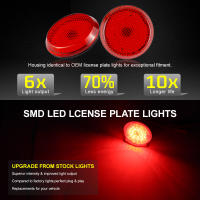Lámparas De Freno Traseras LED Rojas Para TOYOTA Corolla 07-10 Sienna Scion iQ xB Nissan Qashqai 07-15 Juke 12V Pares - details 3