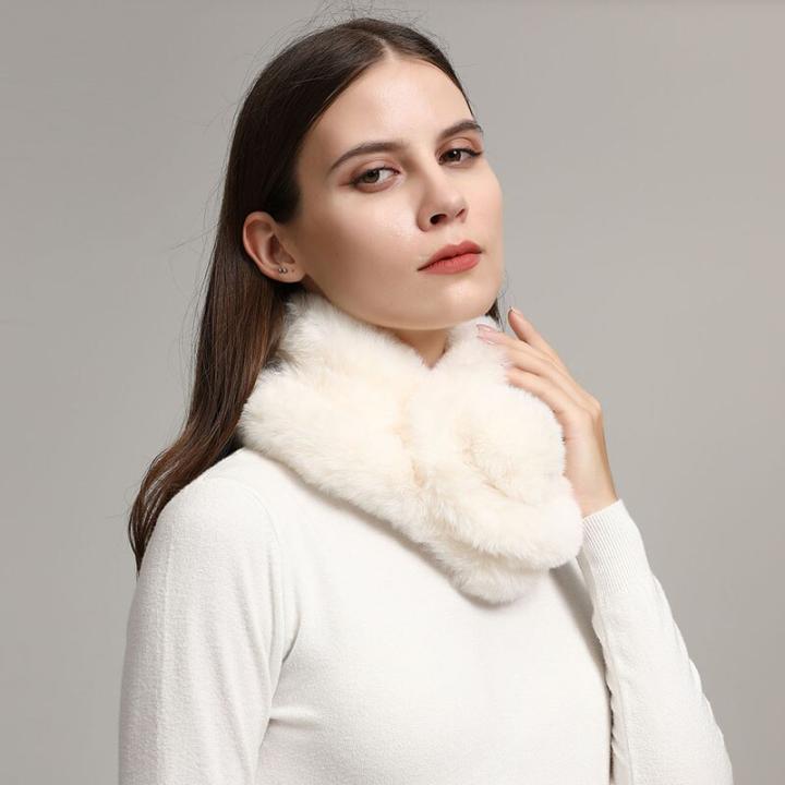 Accesorio Moda Elegante Bufanda Mujer Invierno - Cuello Imitación Lana | Calentador Elegante Para Outdoors Y Ciudad Bufanda Suave Viajes