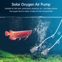 Kit De Bomba De Oxígeno Solar Para Acuario Tanque De Peces Con Panel Solar De 3W 5V Y 2 Piedras De Burbujas Aerator Oxygenador - details 4