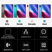 La nueva y original versión global 5g de 2025 de 10,1 pulgadas 16GB Ram 1tb ROM Android 13,0 20000 ma WiFi 14 Core 5K ultra tablet HD portátil Office es ligera - details 2
