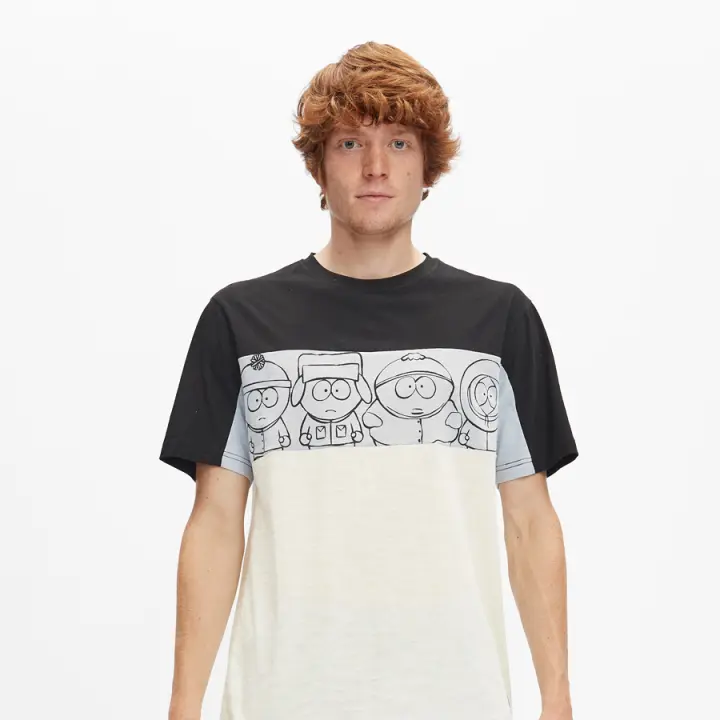 CAMISETA Manga Corta HYDROPONIC SOUTH PARK SLOT BLACK / BLUE / CREAM 22022-01 - 1