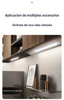 Lámpara LED Recargable Por Sensor De Movimiento 50/30/20cm Magnética Para Armario Closet Iluminación Nocturna Barra Con Inducción - details 6