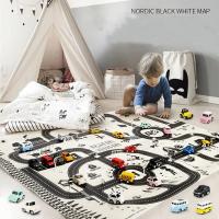 Alfombra De Juego Para Niños Matriz De Tráfico Ciudades Impermeable Estudio Educativo Para Niños Y Niñas De 7 a 12 Años - details 1