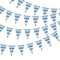 Bandeja De Bunting De Oktoberfest 10m Decoración De Bandera Checa Para Fiesta Temática Alemana Banner De Bienvenida Con Bandera Checa - details 4