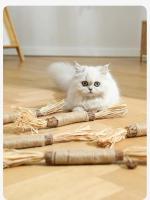 Juguete Para Gatos De Madera Grande Para Masticar Y Divertirse Alivio Del Bostezo Limpieza De Dientes Y Eliminación De Callo - details 5