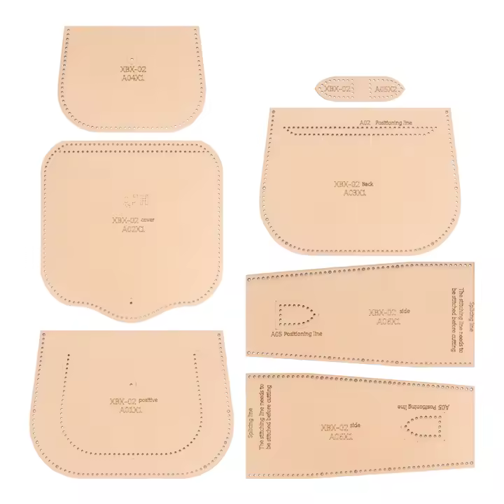 Set De Bricolaje Para Mujer Bolsa De Hombro Monofracción Manualidades Con Plantillas De Papel Kraft Para Almacenamiento Moda - 1