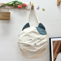 Nueva Bandolera Ligera De Gran Capacidad Moda Casual Para Mujer Estilo De Calle Mini Tote Con Cierre De Cremallera Material Nylon Con Estampado Animal - details 2