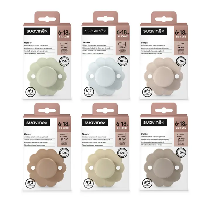 CHUPETE SILICONA FISIOLOGICO SUAVINEX WONDER SX PRO SOFT 6 - 18m - 1