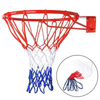 Red De Baloncesto Duradera De 48cm Tejido De Nylon Tri-Color Universal Reemplazo Para Rama De Baloncesto Mesh Compatible Con Todas Las Horquillas De Baloncesto - details 7