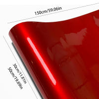 Pegatinas De Coche Auroral Rojo Vinilo Impermeable Brillante Resistente a Rasguños Decoración Del Cuerpo Del Vehículo Accesorios Para Coche - details 9