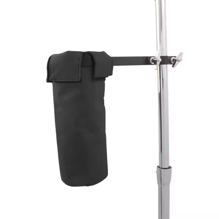 Bolsa Para Palillos De Batería Negra De Tela Oxford 600D Cilíndrica Portadora De Instrumentos De Percusión Accesorios De Música - 1