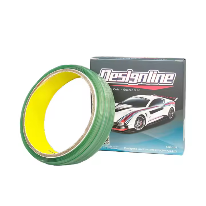 Cinta De Diseño Para Vinilo De Coche 5/10/50M Herramienta De Corte De Película Automotriz Sin Cuchillo Para Adhesivos De Coche - 1