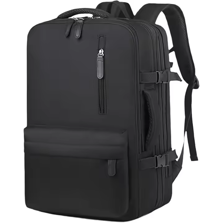 Mochara 40x30x20 Avión, Mochipa para equipo de mano de cabin, Mochila para portátil para Viajes en Avión, Mochara Escolar, Bolsa para humres y Mujeres. (NEGRO) - 1