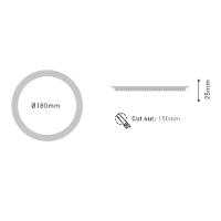 Banner - Downlight panel redondo Luz calida