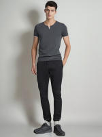 Camiseta De Hombre Verano Manga Corta Estilo Casual Algodón Ajustada V Cuello Secado Rápido Running Top Basic Fitness - details 0