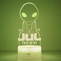 Lámpara De Mesa Colorida Anime 3D Julien Mari Para Decoración De Habitación Infantil Y Escritorio De Oficina Regalo Rapper Jul - details 4