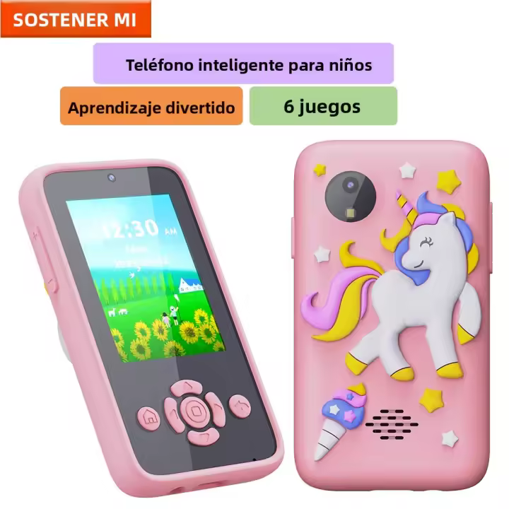 Juguetes Educativos Para Niños Y Niñas Teléfono De Juguete Cámara MP3 Juego De Rompecabezas Juguetes Para Aprender Lección De Cumpleaños Regalos - 1