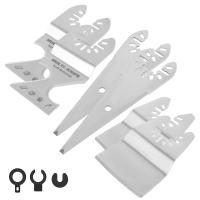 6PCS Hojas De Sábanas Oscilantes Accesorios Para Herramienta Multifuncional Escáner Para Tejas Placa De Yeso Madera Alfombra Dremel Corte - details 0