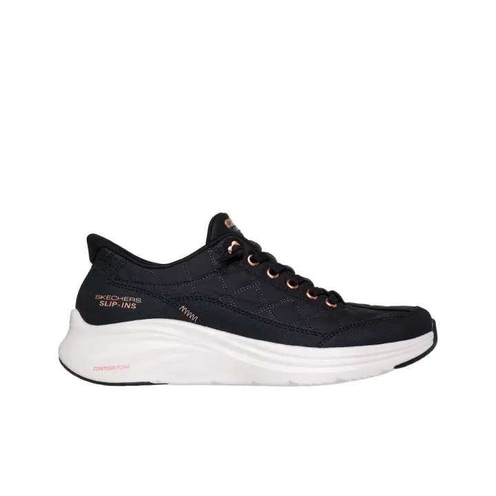 Sneakers Skechers Contour Foam - Cozy Fit Golder Mujer Negro-oro - 1