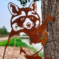 Decoración De Jardín Rustica De Animal: Arte De Sapo En Metal Para El Patio - details 1