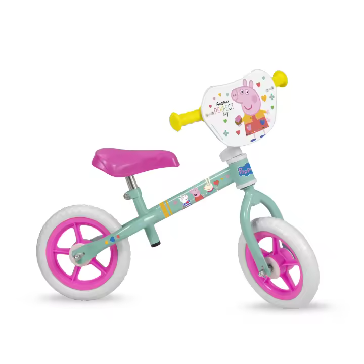 Bicicleta Niña Infantil Toimsa Rider Bike 10" Peppa Pig Verde - 1