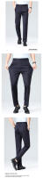 Pantalones Casuales Para Hombre Verano 29-42 Mallas Elásticas Suaves Y Frescas Sin Hierro Estilo Recto Ligeros Para El Día - details 23
