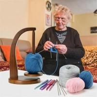 Soporte de Hilo para tejer y ganchillo, Crochet para tejer Amantes, Hilado de Madera Spinner para ganchillo - details 1