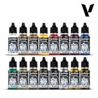 ACRYLICOS VALLEJO - SETS MEDIEVAL COLORS 16 BOTES - VALLEJO 70142 - details 1