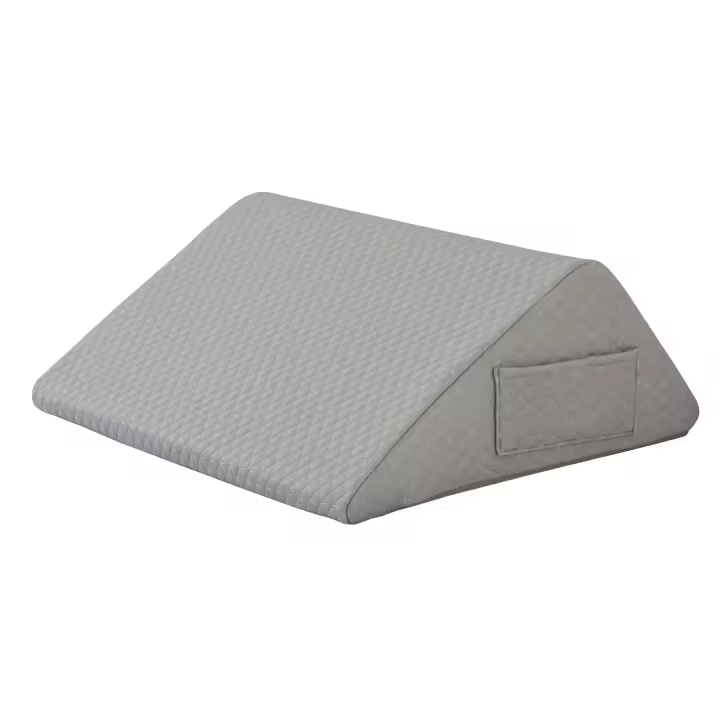 Almohada De Memoria Para Las Rodillas 1pc Colchón De Triángulo Para Levantar Las Piernas Y Dormir En La Espalda Material De Espuma De Memoria Lavable - 1