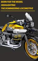 Bloques De Construcción De Motocicleta City F85 GS MOC Model Kit Bloque De Carreras Vehículo De Motor Para Decoración De Escritorio Juguetes Educativos Para Niños Regalos - details 2