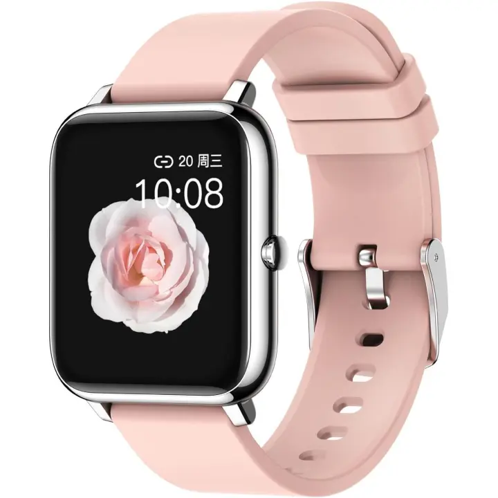 Reloj inteligente para Mujer, Reloj inteligente P22 with Monitor de frecuencia cardíaca, Reloj Deportivo resistant to Agua IP67 para Android iOS - 1