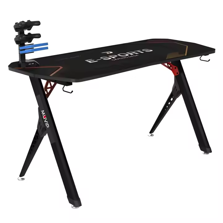 Muvip mesa gaming pro1000 xl fibra carbono - 1