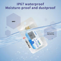 Logger De Temperatura USB Precisión Alta 32000 Puntos Registador De Termómetro Con Alarma Para Cadena Fría Refrigerada Generador De Reporte PDF - details 3