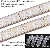 2M 220V Tira LED SMD 2835 Blanco Frio Super Brilliant (276 LED/m) Luz de Cuerda LED Flexible IP67 Impermeable para Escalera Cocina Decoración interior - details 10
